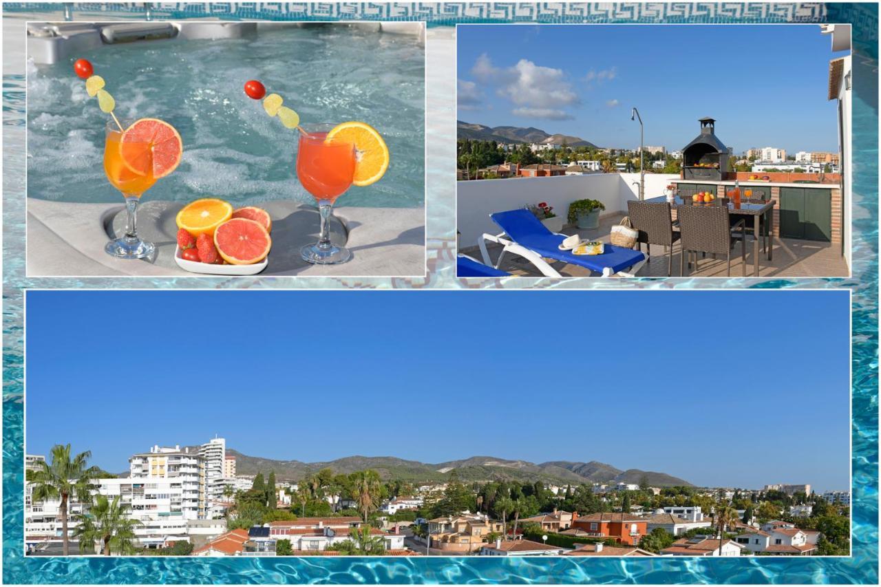 Isla De 1, Jacuzzi, 80m From The Sea, Ac, Bbq, Private Parking, Big Terrace Lejlighed Benalmádena