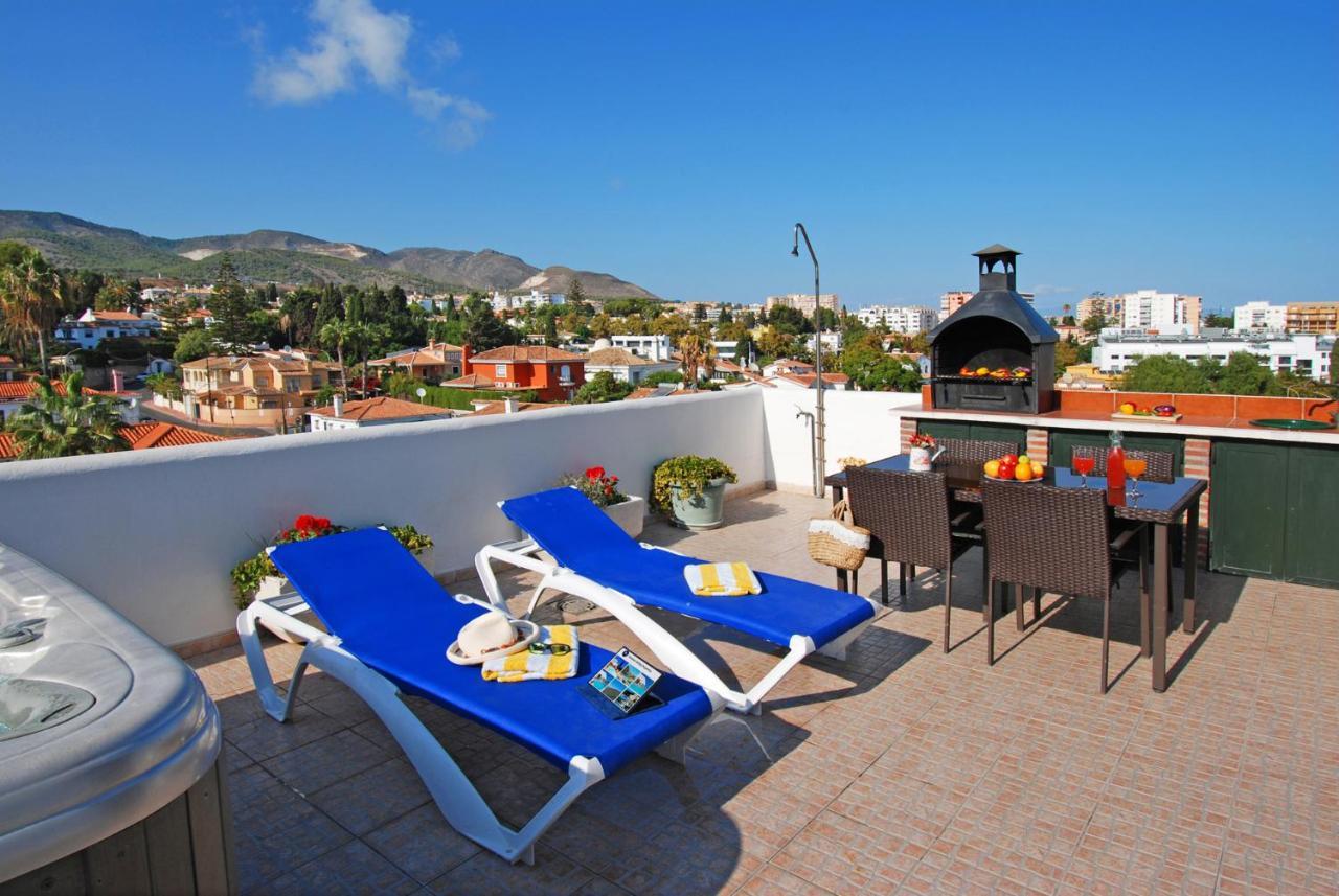 Isla De 1, Jacuzzi, 80m From The Sea, Ac, Bbq, Private Parking, Big Terrace Apartamento Benalmádena